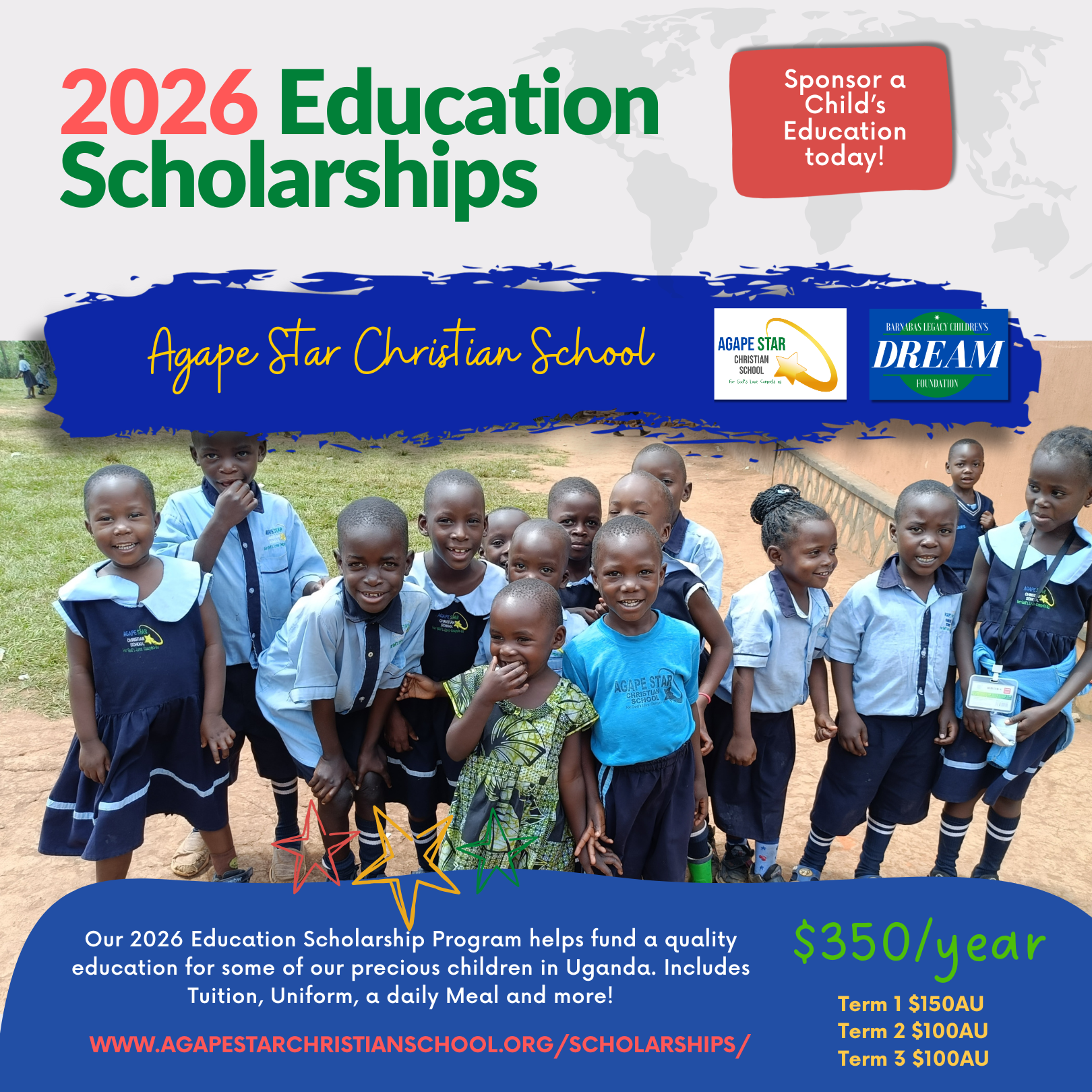2026 Educational Scholarship Agape Star Christian School